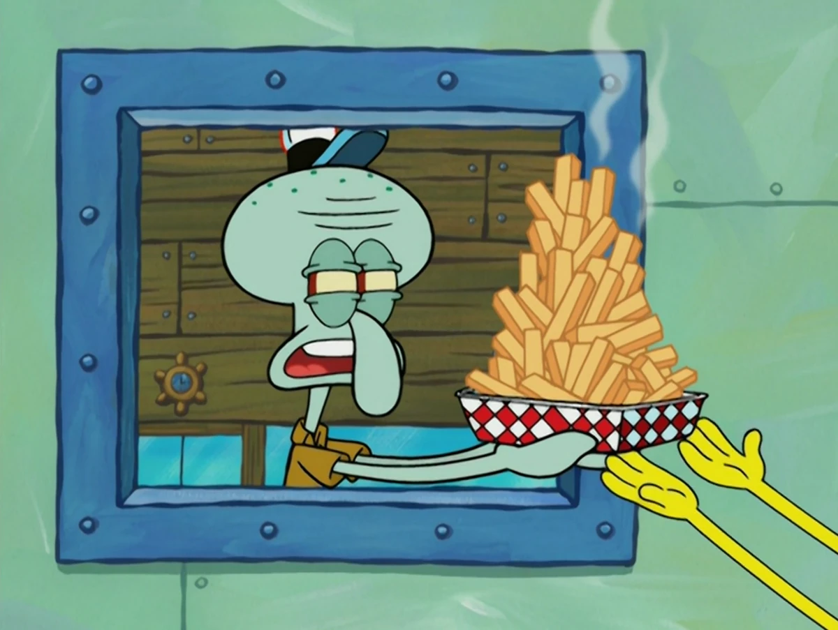 Pedagang Kentang Goreng